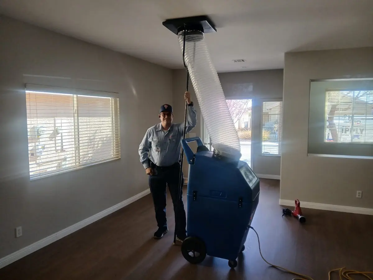 Professional Dryer Vent Cleaning work inside a Port Sheldon home